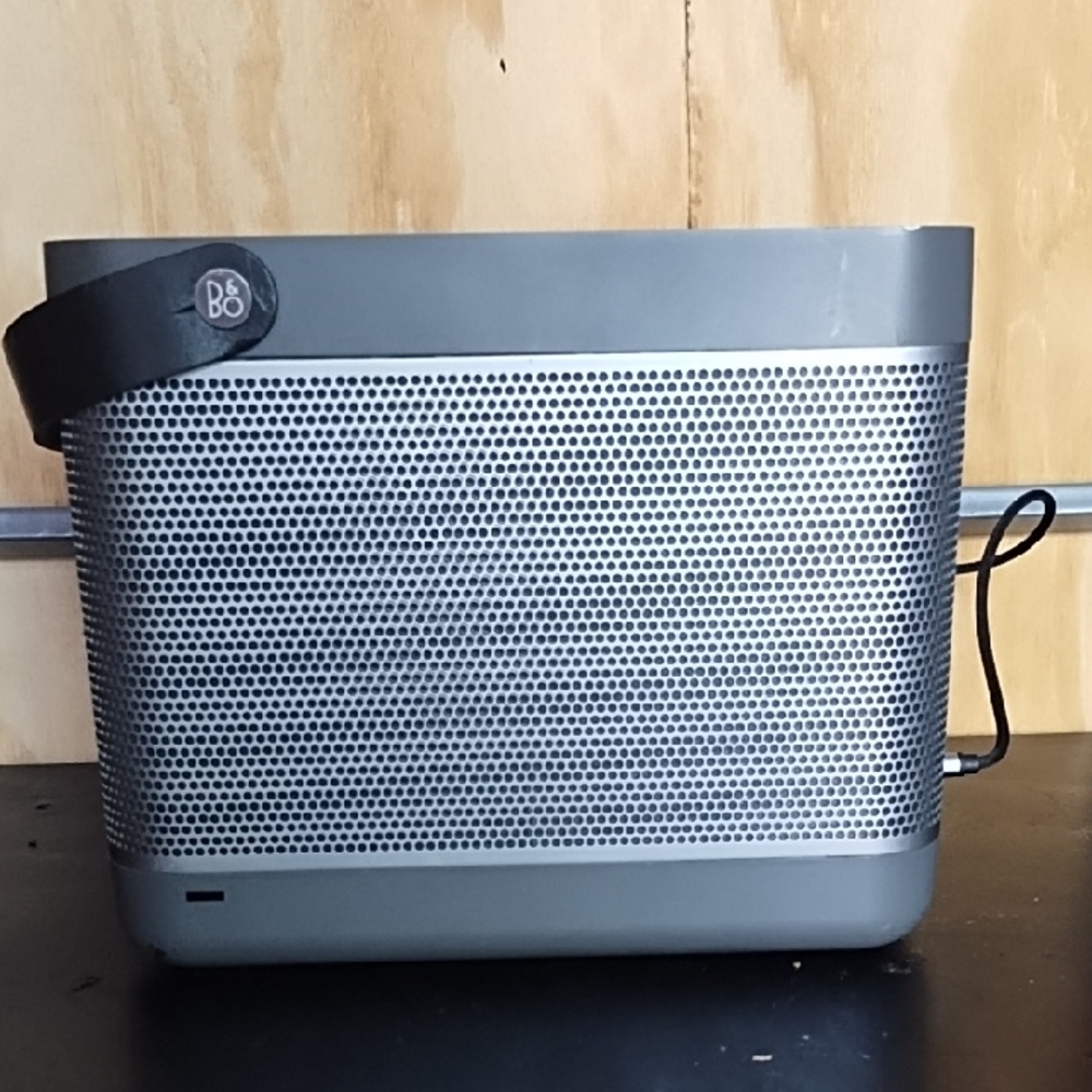 Bang & Olufsen Black and Gray Portable Speaker. Beloit 12